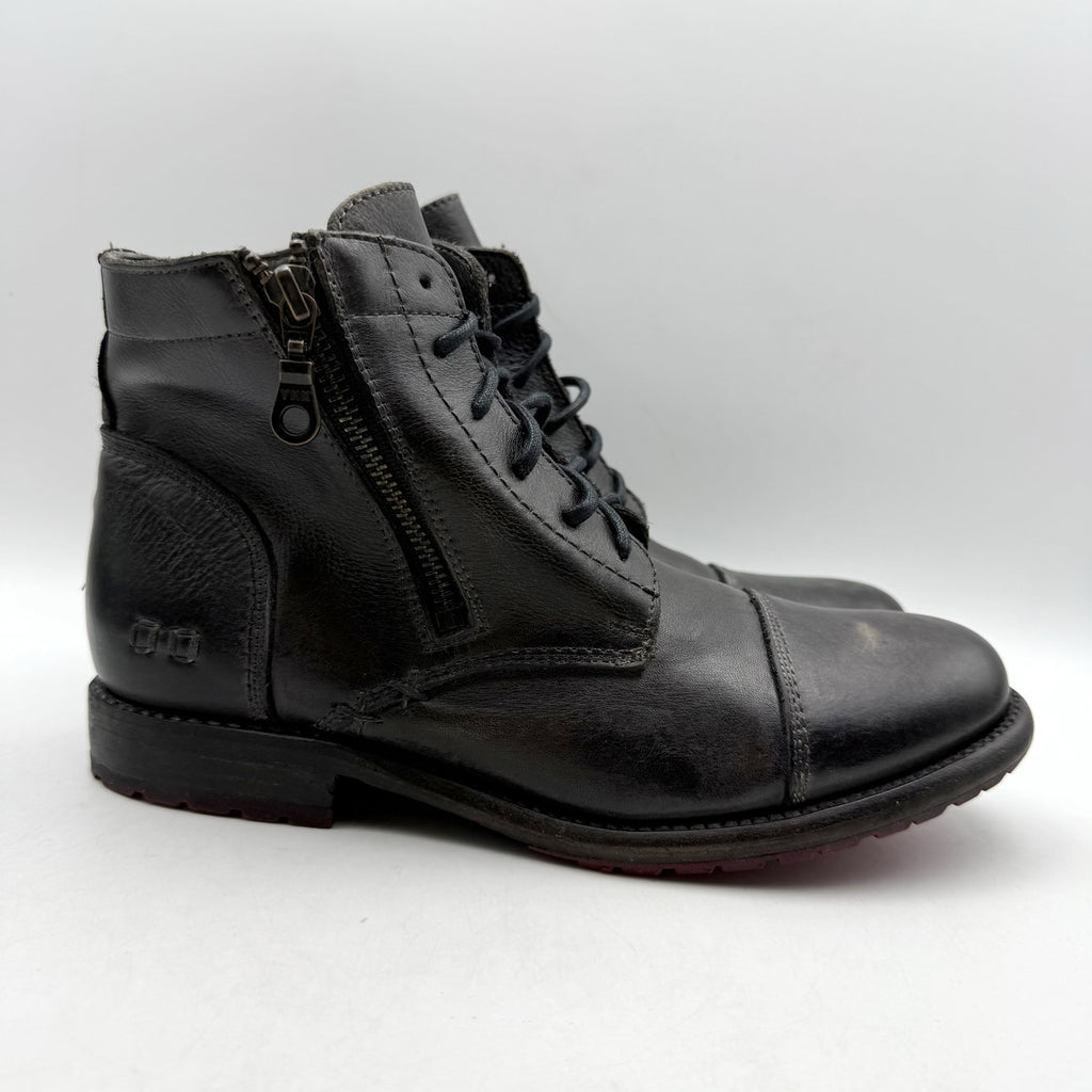 Bed Stu Womens Bonnie II Ankle Boots Size 8.5 EU 39 Black Leather NIB