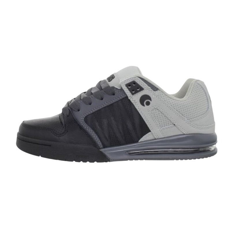 Osiris Mens Pixel Skate Sneakers US 10 EU 43 Grey Black Leather Team NIB