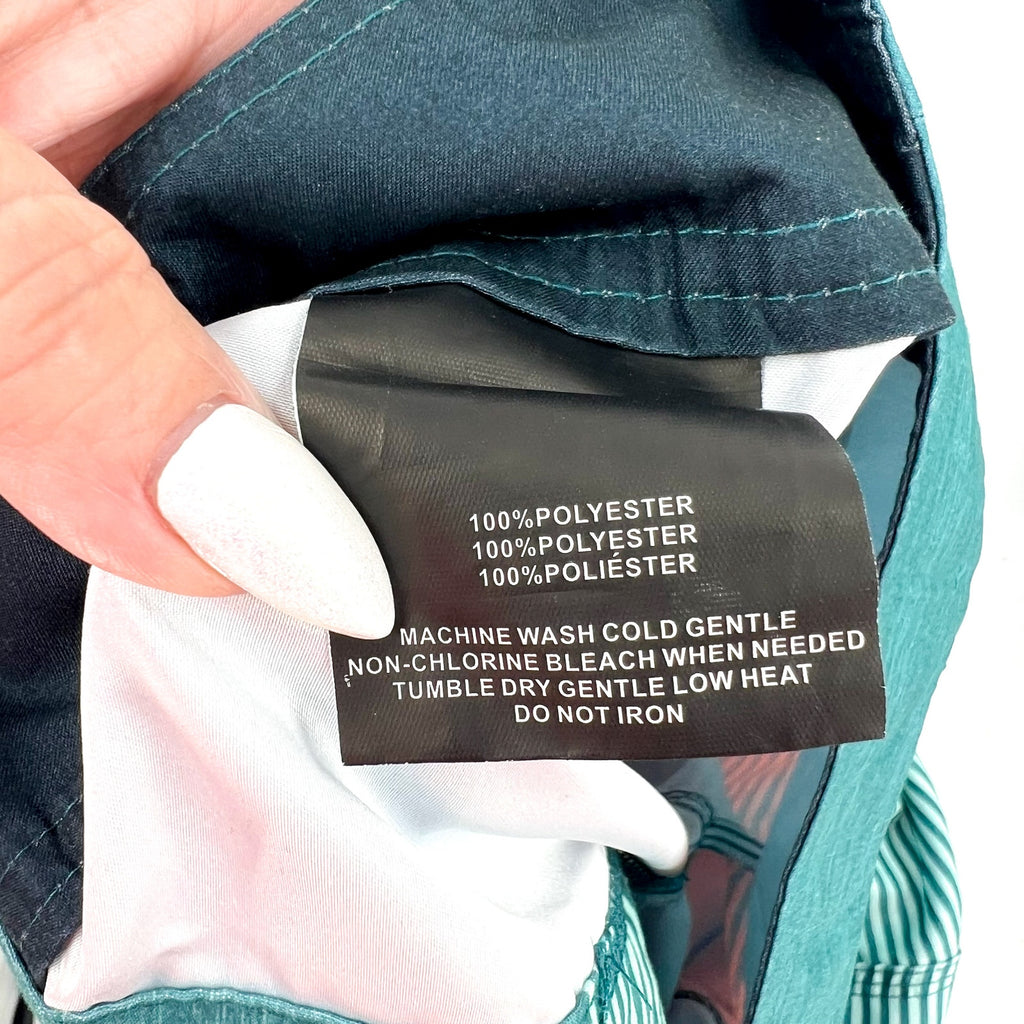 O'NEILL Mens Santa Cruz Printed 2.0 Boardshorts Waist 29 Blue Ocean Striped NWT