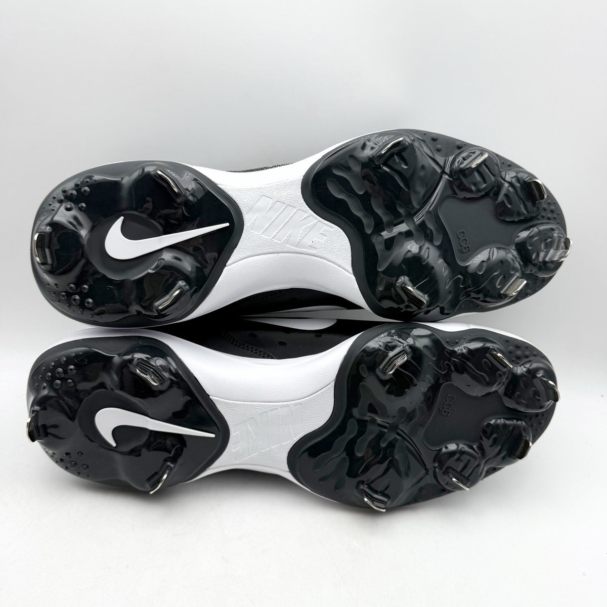 Nike Mens Alpha Huarache Varsity 4 Low Baseball Cleats US 12 Black Grey NWOB