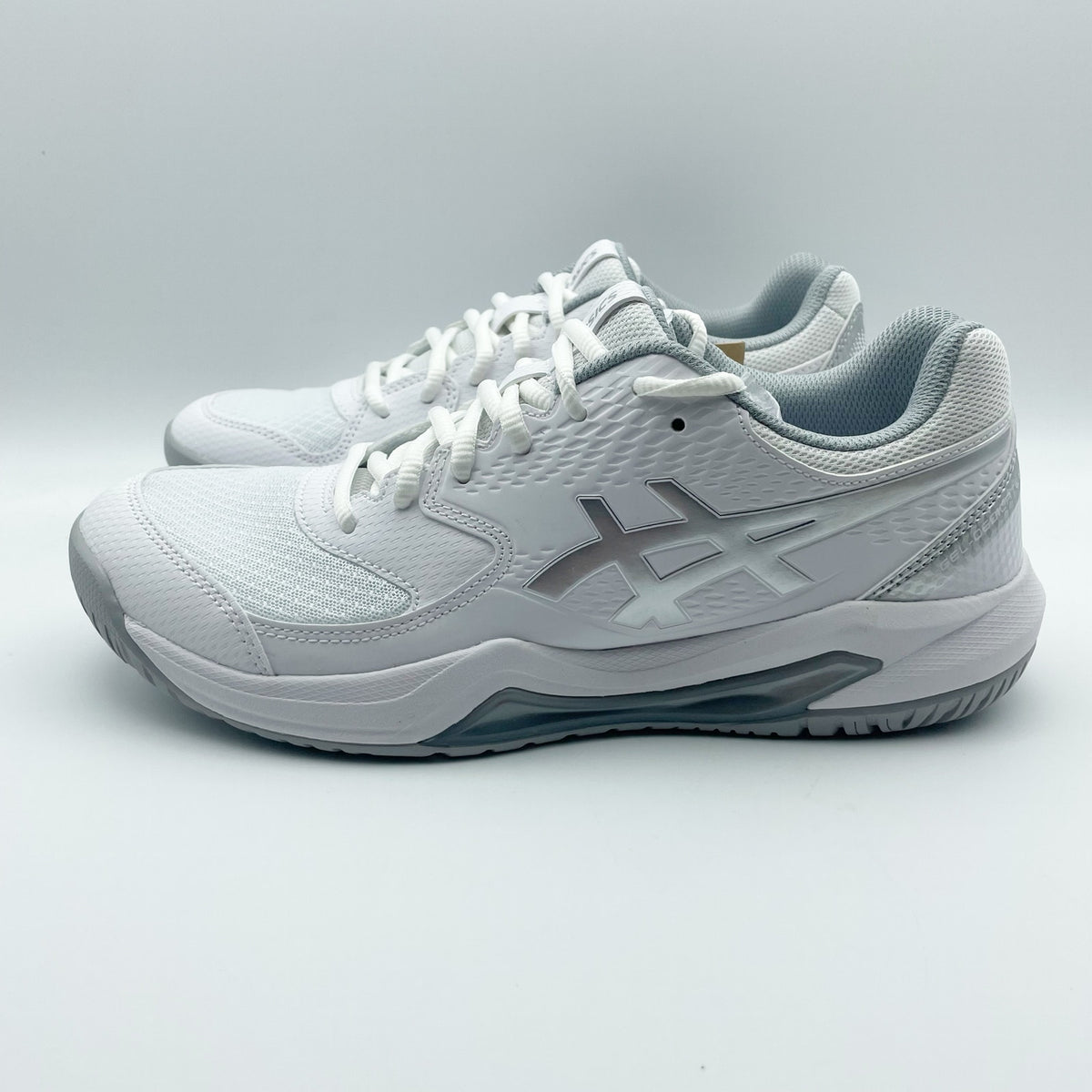 ASICS Womens GEL-Dedicate 8 Athletic Shoes Size 8 M EU 39.5 White Silver NWT