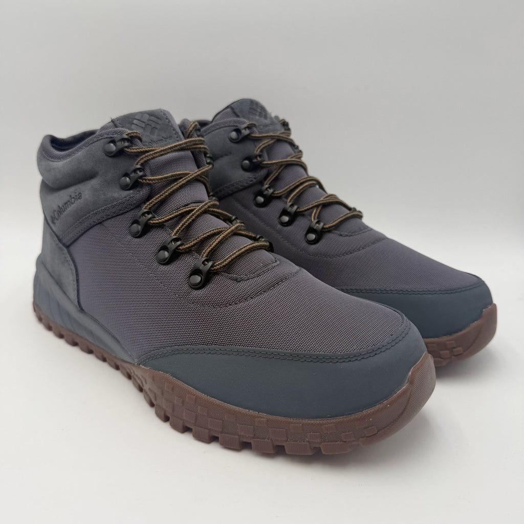 Columbia Mens Fairbanks Mid Climbing Shoes Size 10 M Grey Blue Waterproof NWOB