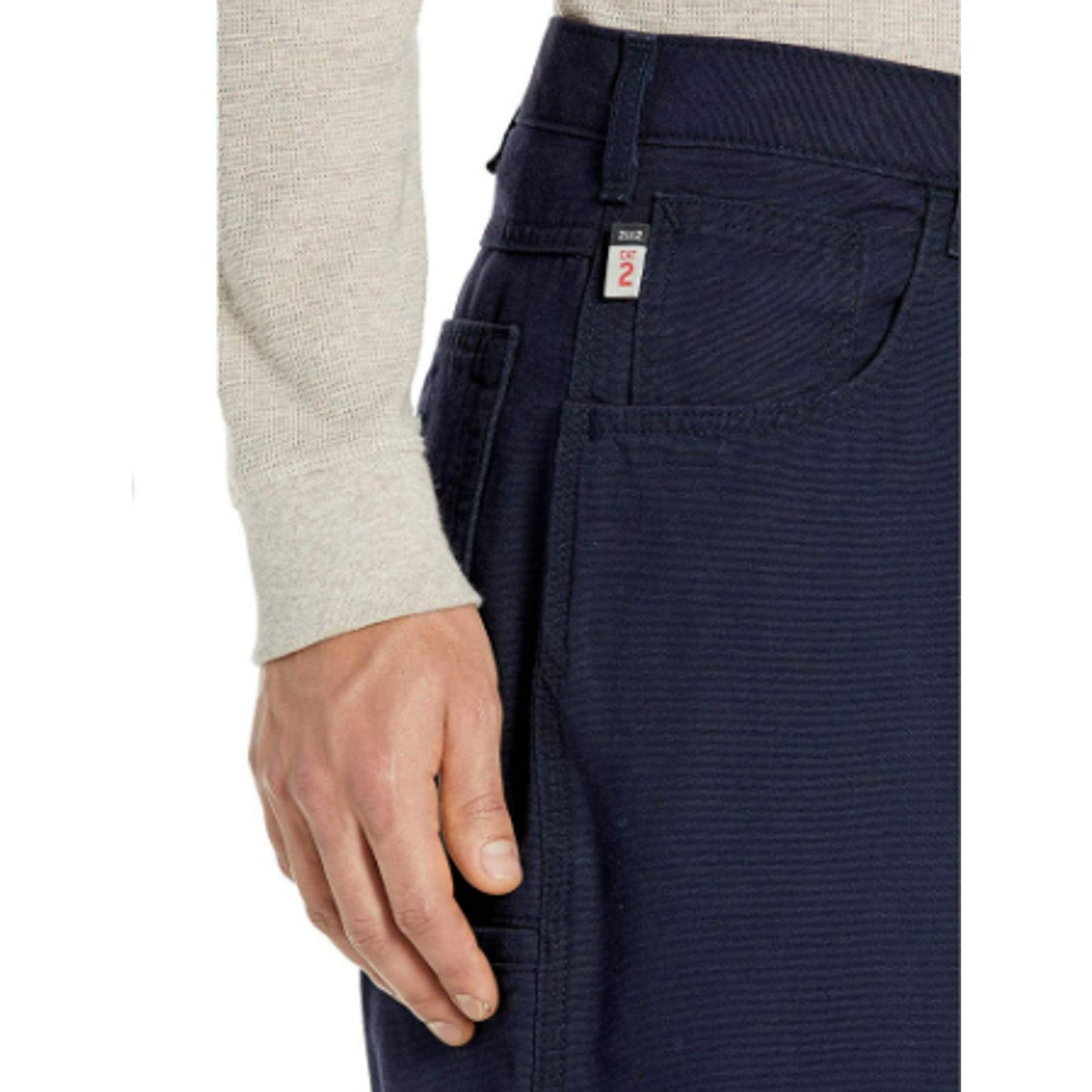 CARHARTT Men's FR Loose Fit Midweight Canvas Utility Pants Navy Blue 33x32
