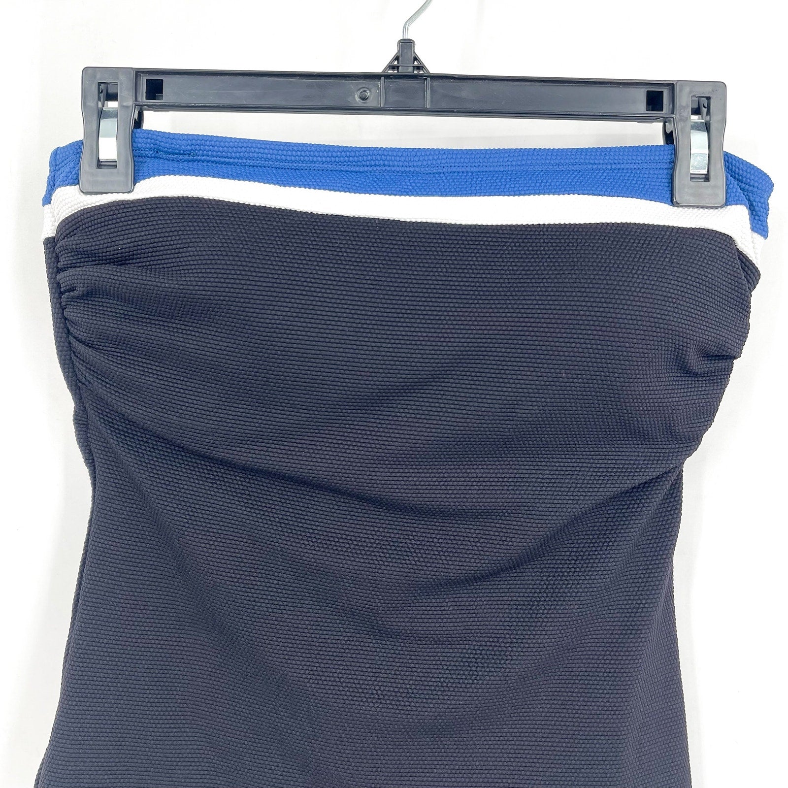TOMMY BAHAMA Island Cays Bandini Tankini Swim Top Small Blue Indigo Tide NWT