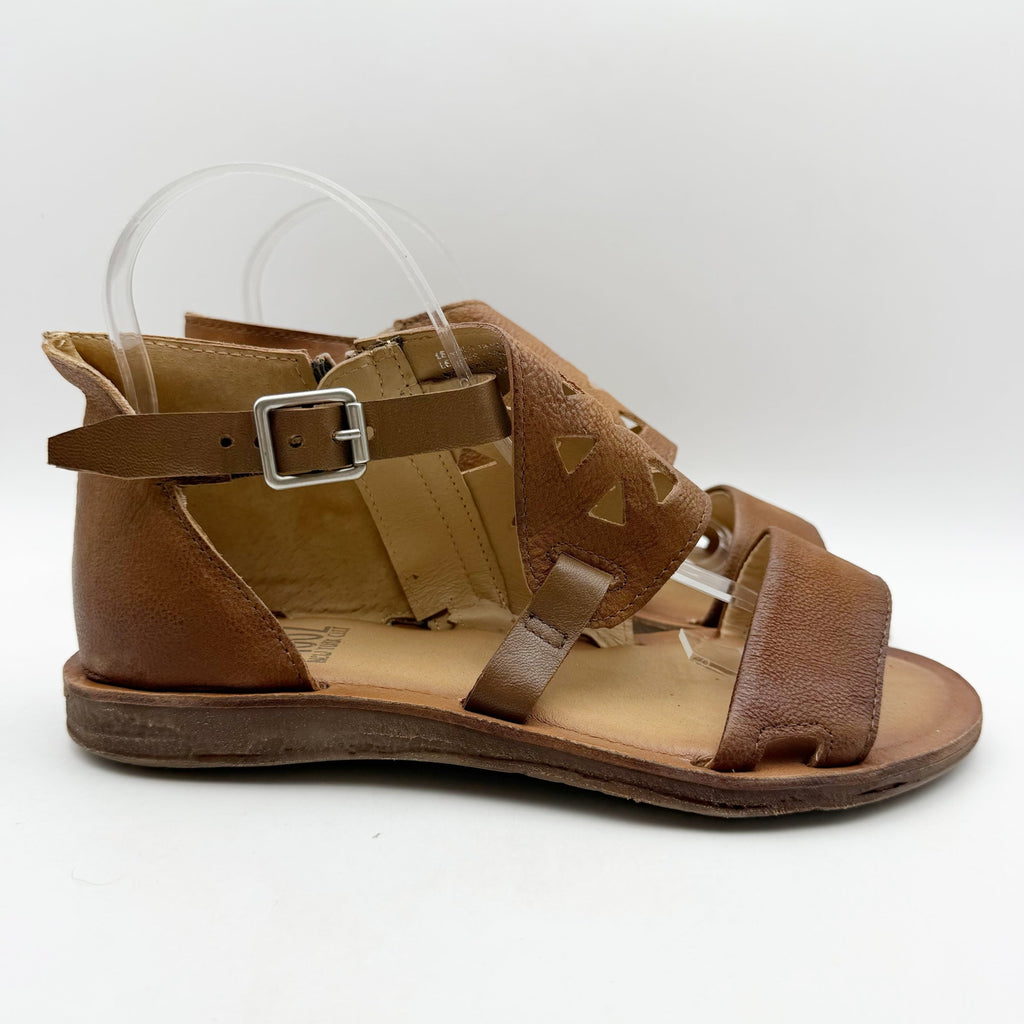 Miz Mooz Womens Frida Sandals EU 39 US 8.5-9 Brown Brandy Leather NIB