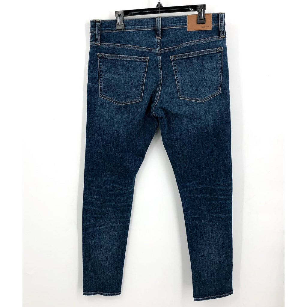 MADEWELL Men's Skinny Jeans 36x34 Blue Leeward Wash COOLMAX Denim MA262 NWT