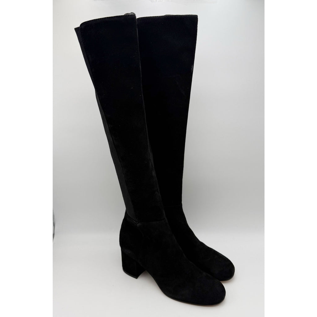 Sam Edelman Womens Valda Knee High Boots Size 6.5 M Black Suede NWOB
