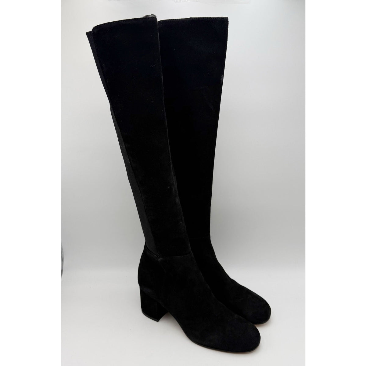 Sam Edelman Womens Valda Knee High Boots Size 6.5 M Black Suede NWOB