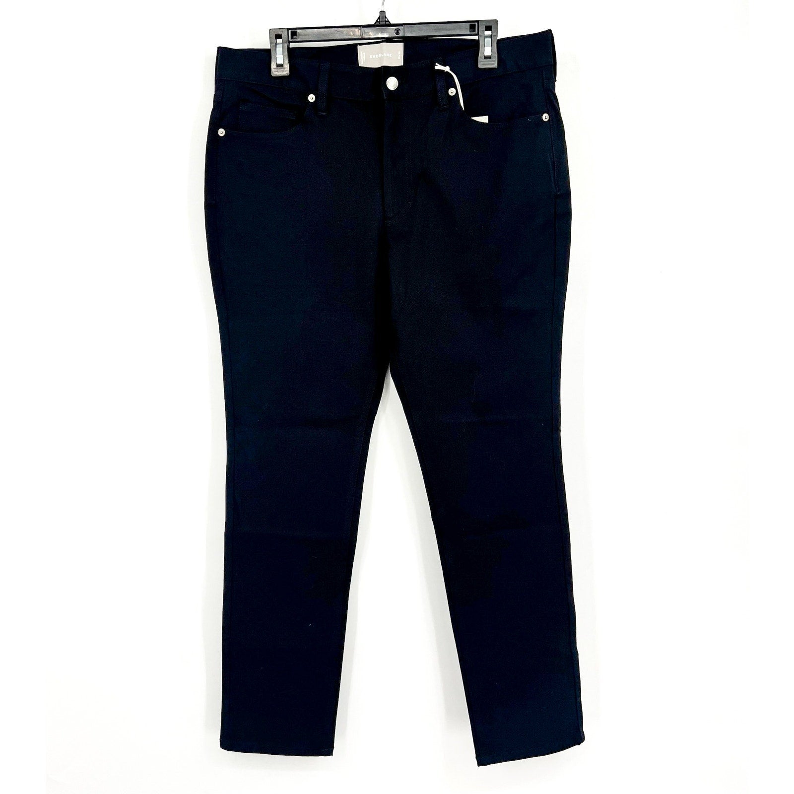 EVERLANE Men's The Performance 5-Pocket Pants 34x30 Black Chino Stretch NWT