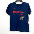 NIKE Women's Houston Astros City Connect Wordmark T-Shirt Medium Navy Blue NWOT