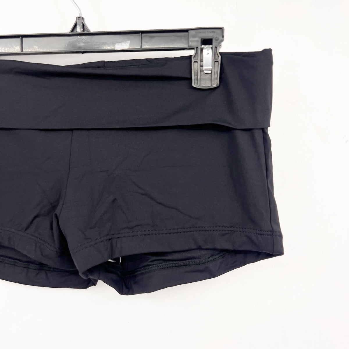 SEAFOLLY Women's Roll Top Boyleg Swim Bottom Size 10 Black NWT