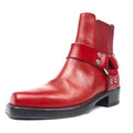 RE/DONE Womens Cavalry Ankle Boot EU 35 US 5 Red Leather NWOB