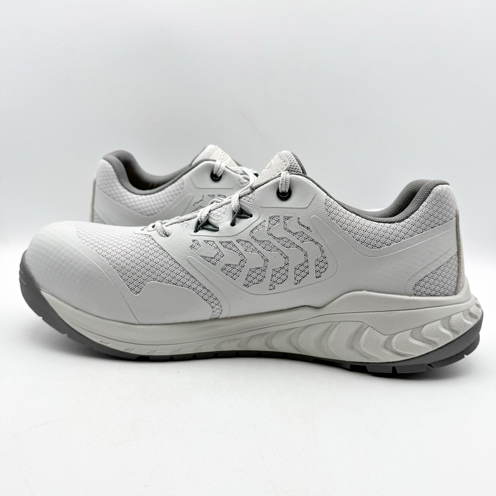KEEN Utility Mens Cully Comp Toe Work Sneakers US 11.5 D Grey White SR NIB