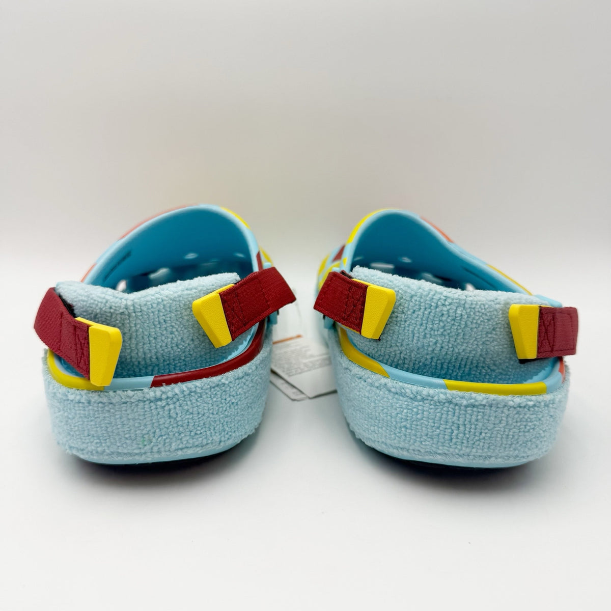 Crocs Classic Zen Garden RO Clogs Womens 12 Mens 10 Blue Multicolor Terry SR NWT