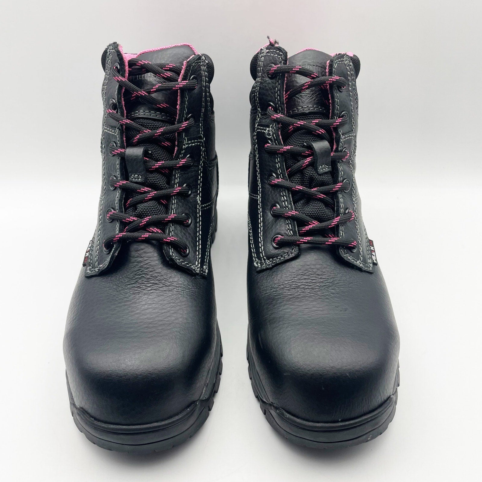 Wolverine Womens Piper Composite-Toe 6" Work Boots Size 7 M Black WP Leather NIB