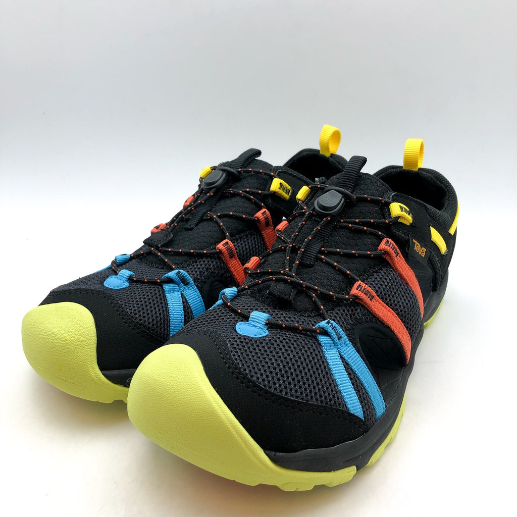 TEVA Kids Manatee Sport Sandals US 1 EU 32 Black Multicolor Breathable NIB
