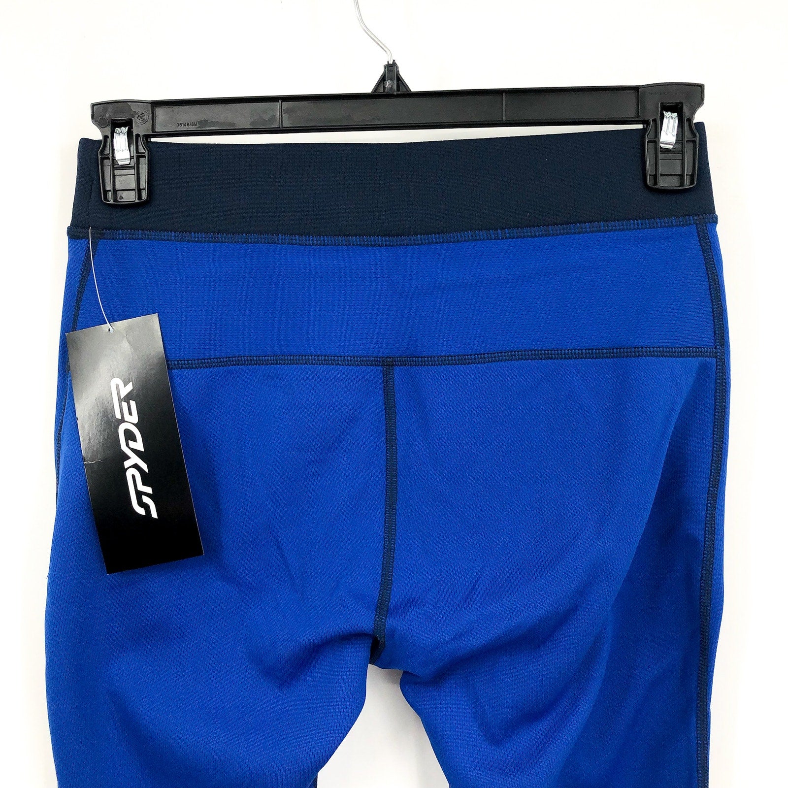SPYDER Men's Charger Pants Small Electric Blue Leggings Base Layer UPF NWT