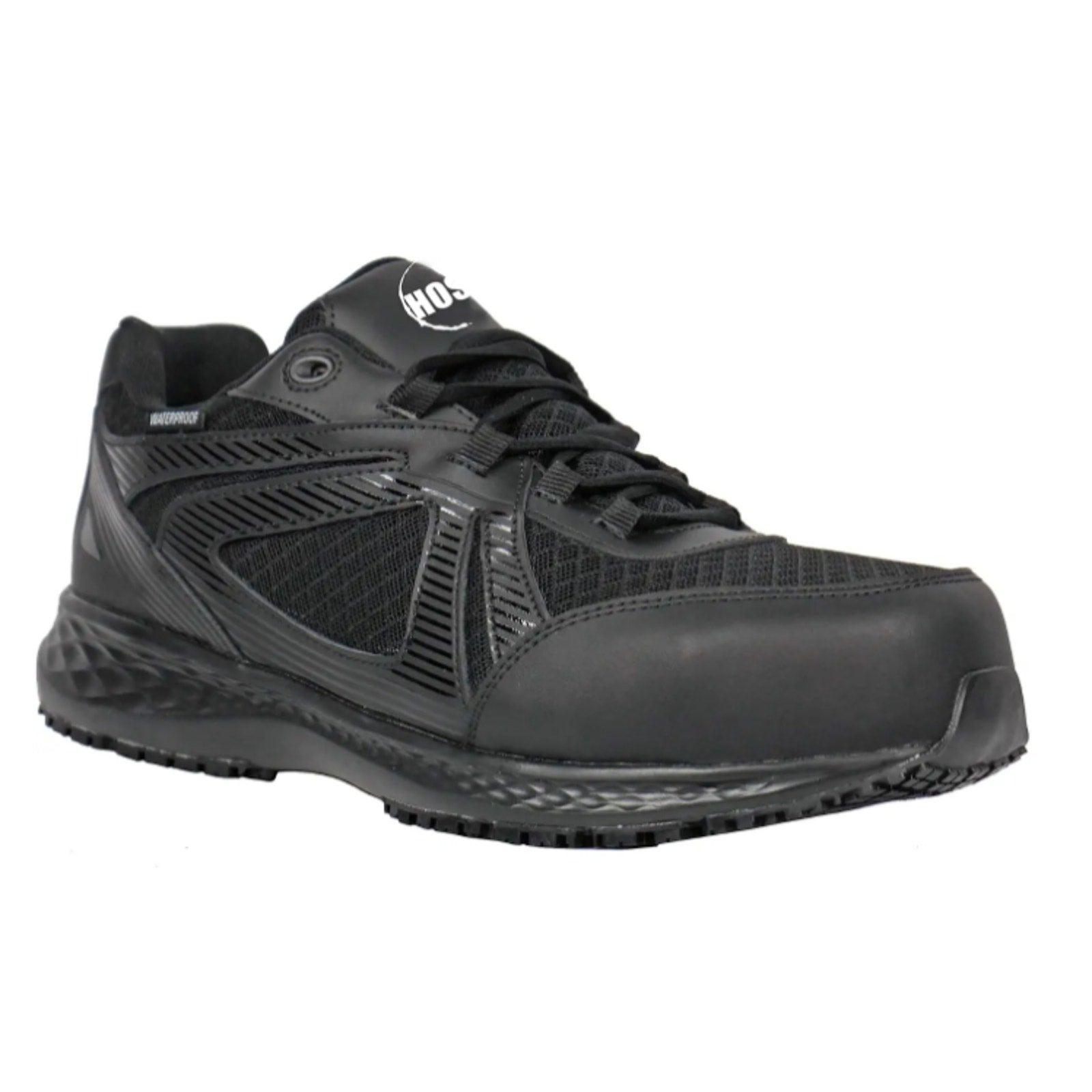 Hoss Womens Reno ll Comp Toe Work Sneakers US 4 EU 35 Black Waterproof NIB