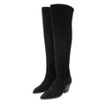 Sam Edelman Women Julee Over The Knee Boot Size 6 M Black Suede Leather NWOB