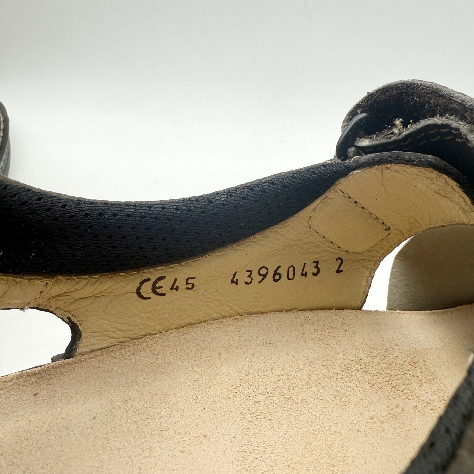 Finn Comfort Womens Skiathos Sandals EU 45 US 11 Brown Nubuck Leather NIB