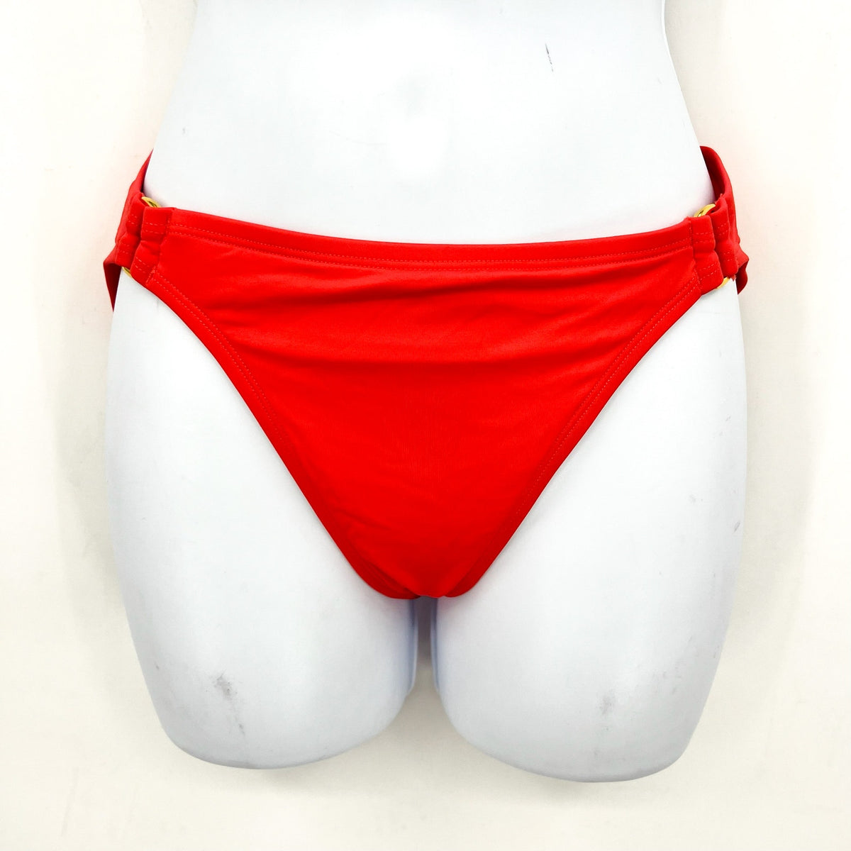 TOMMY BAHAMA Pearl Hipster Ring Bikini Bottom XS Pink Citrus Coral NWT