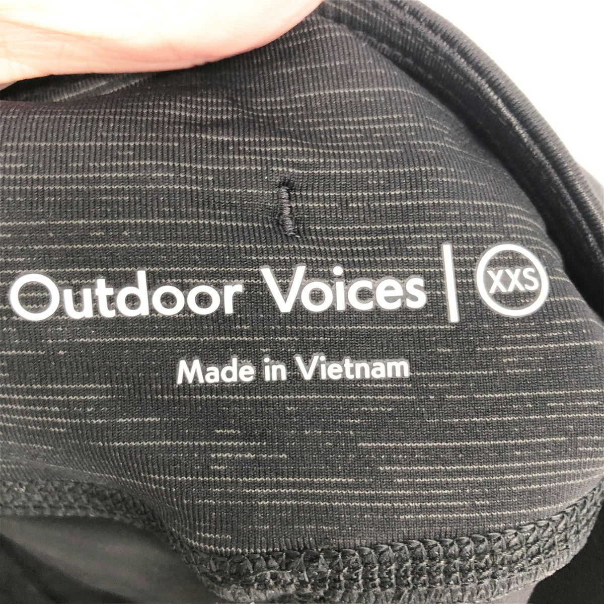OUTDOOR VOICES Women's Hudson 4" Skort XXS Black Built-in Brief Liner NWT