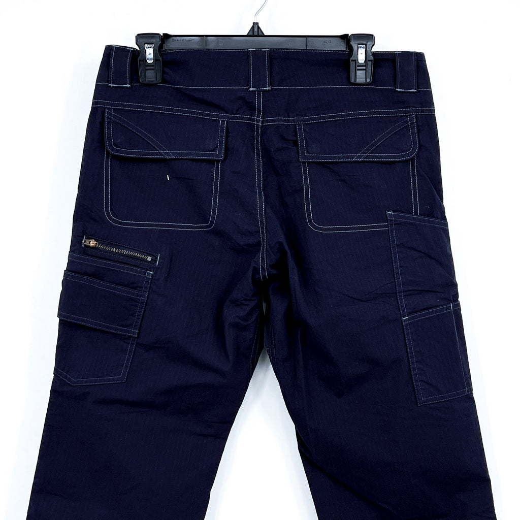 DOVETAIL WORKWEAR Women's Day Construct Pants Size 8 Navy Blue 28" Inseam NWOT