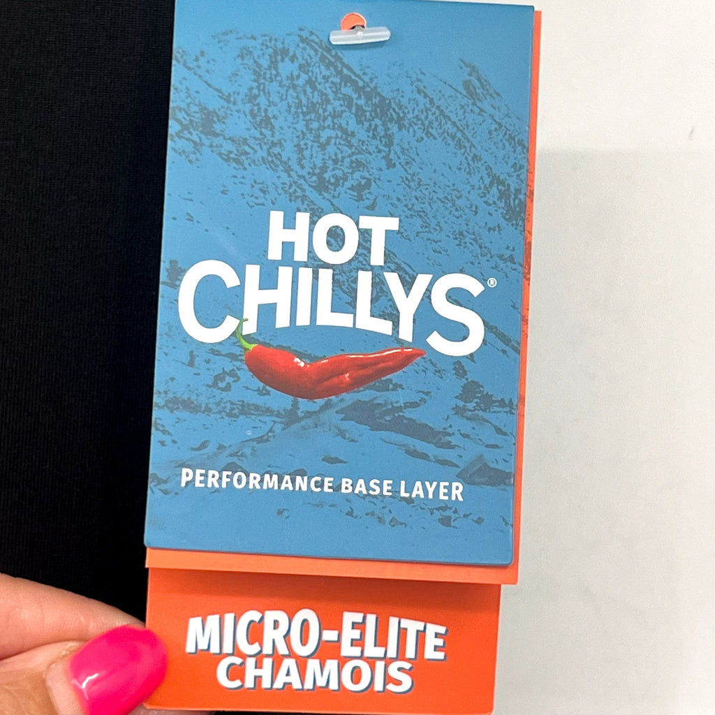 HOT CHILLYS Women's Premiere Capri Tight Medium Black Micro-Elite Chamois NWT