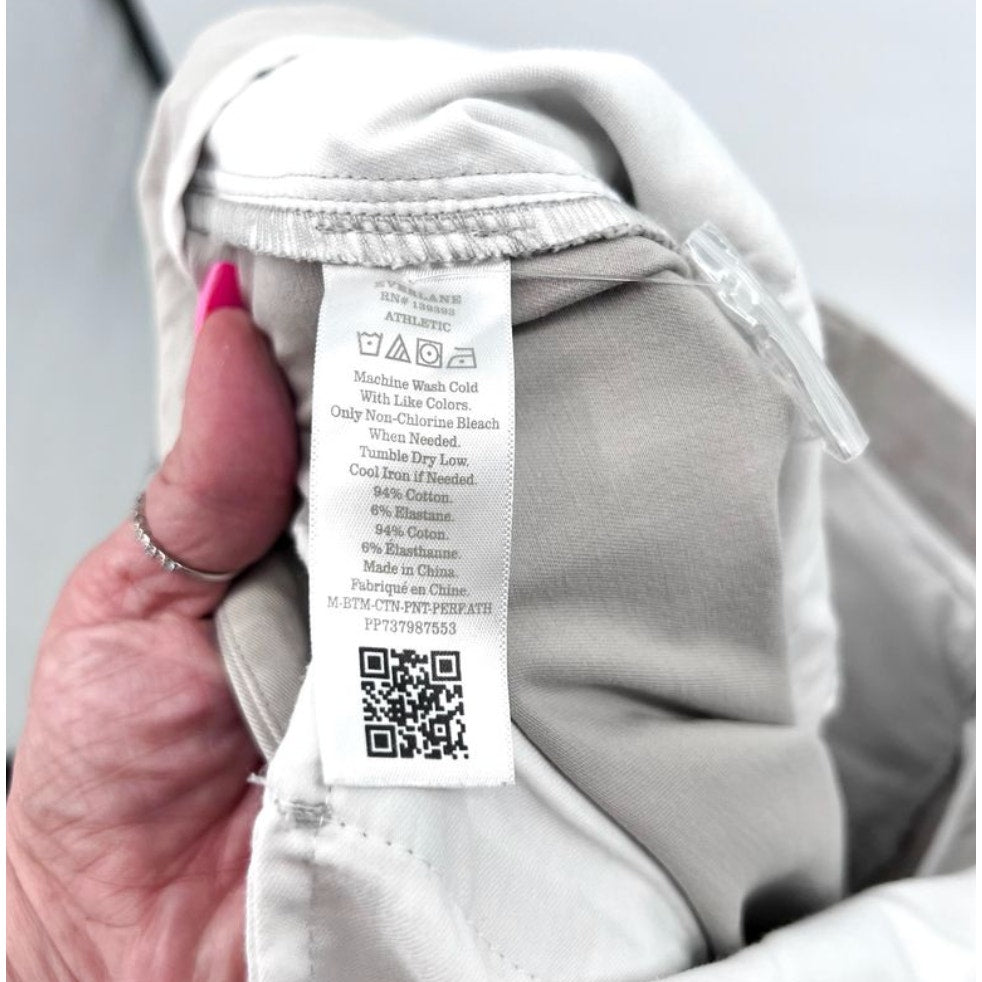 EVERLANE Uniform Mens Performance Chino Pants 32x32 Sandstone Athletic Fit NWT