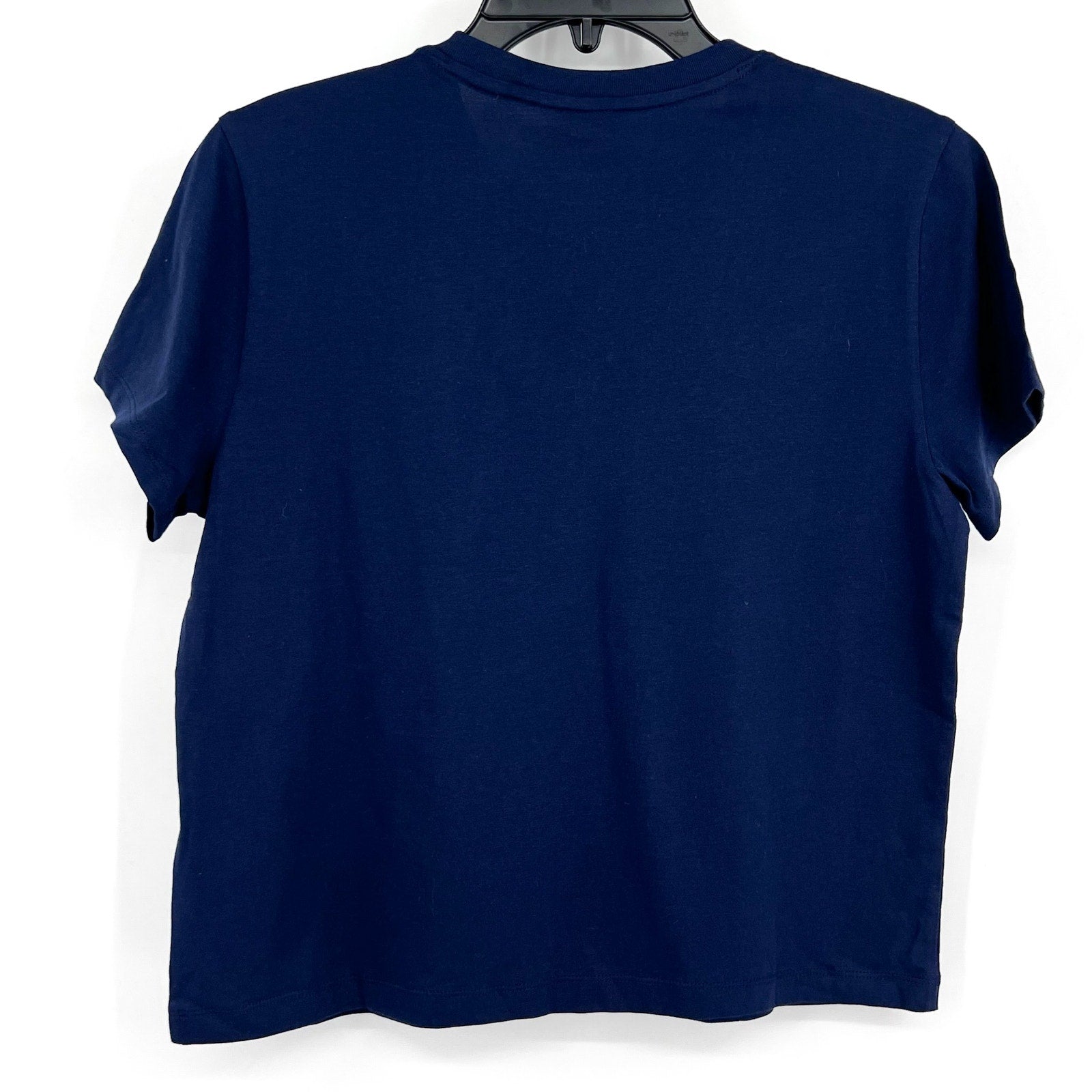 EVERLANE Women's The Box-Cut Tee Small Navy Blue Essential Cotton Crewneck NWT