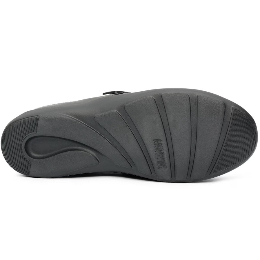 Anodyne Womens No. 81 Casual Double Depth Shoes US 9.5 XW Black Comfort NIB