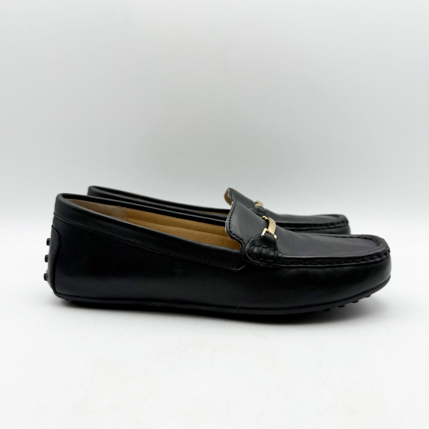 Lauren Ralph Lauren Womens Briony Driving Loafers US 5 Black Leather