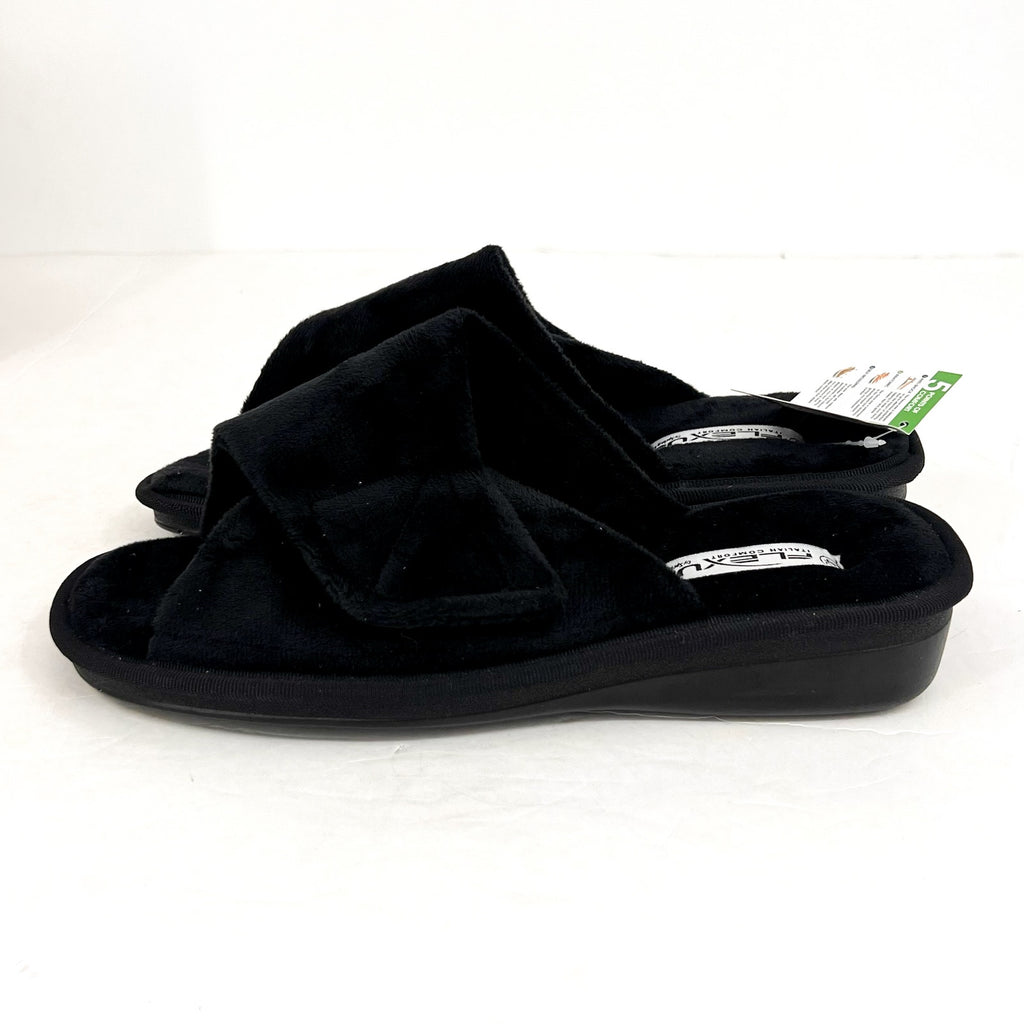 PHOTOS - FLEXUS Women's Sweet Dream Slide Slippers US 11 EU 42 Black Cushioned NWOB