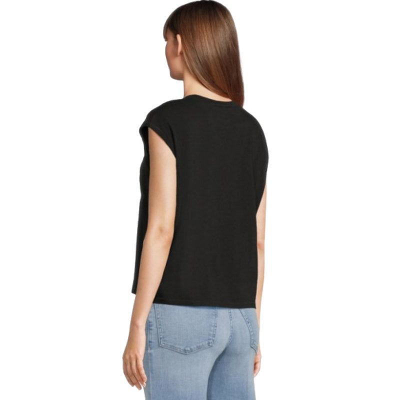 MADEWELL Women's Northside Vintage Muscle Tank Top Medium Jet Black PO195 NWT