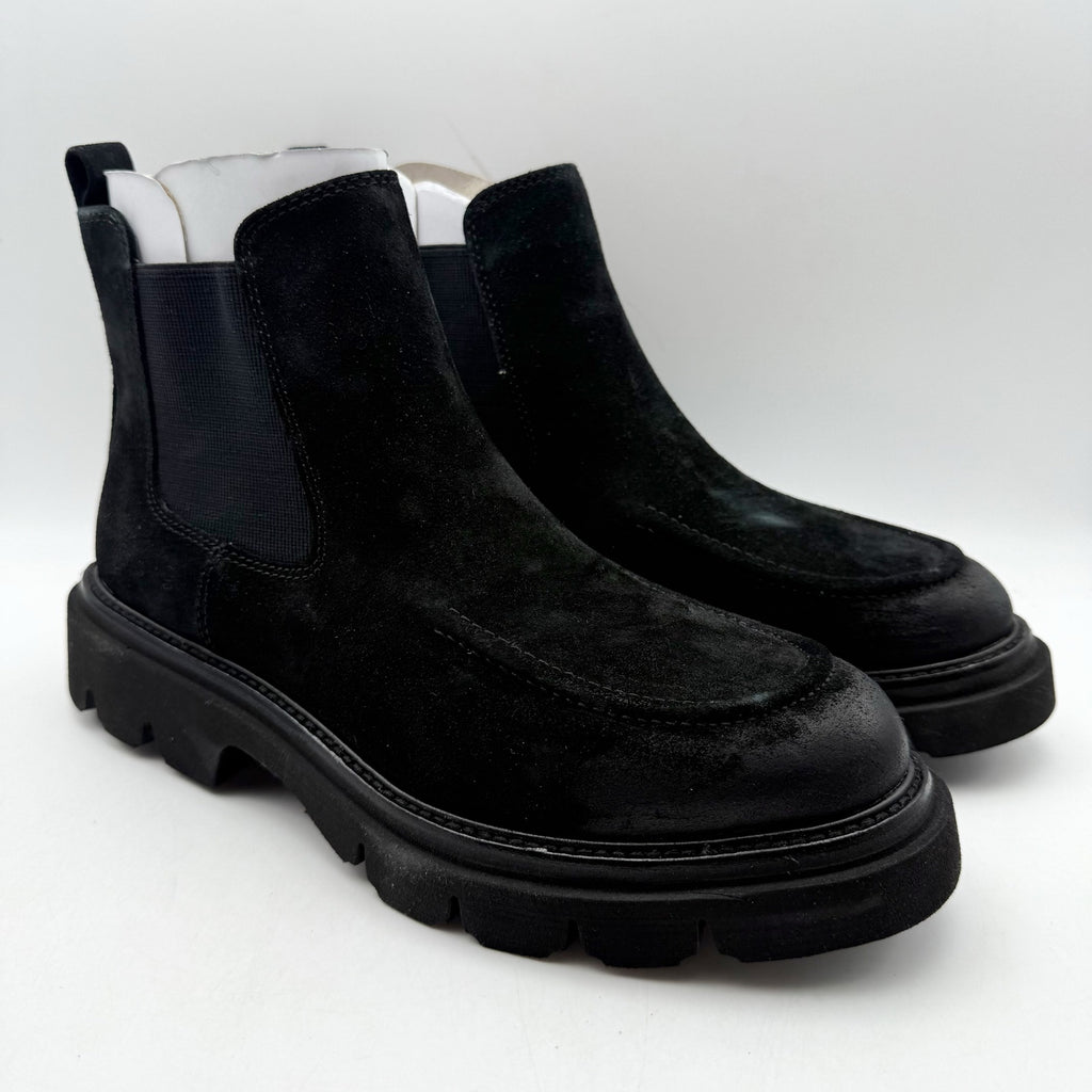 Sofft Womens Samira Chelsea Ankle Boots Size 9 M EU 39.5 Black Suede NIB