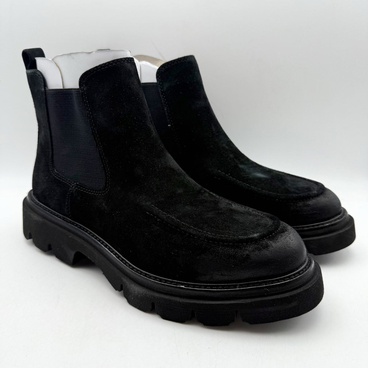 Sofft Womens Samira Chelsea Ankle Boots Size 9 M EU 39.5 Black Suede NIB