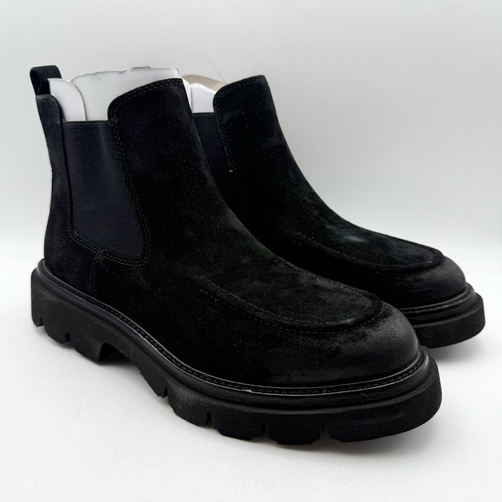 Sofft Womens Samira Chelsea Ankle Boots US 9 M EU 39.5 Black Suede NIB