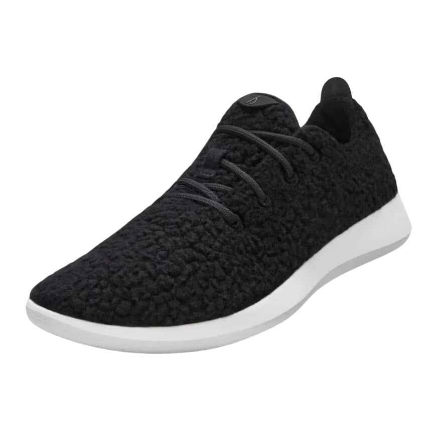 AllBirds Womens Runner Fluff Sneakers Size 6 EU 36 Black Merino Wool Comfort NIB