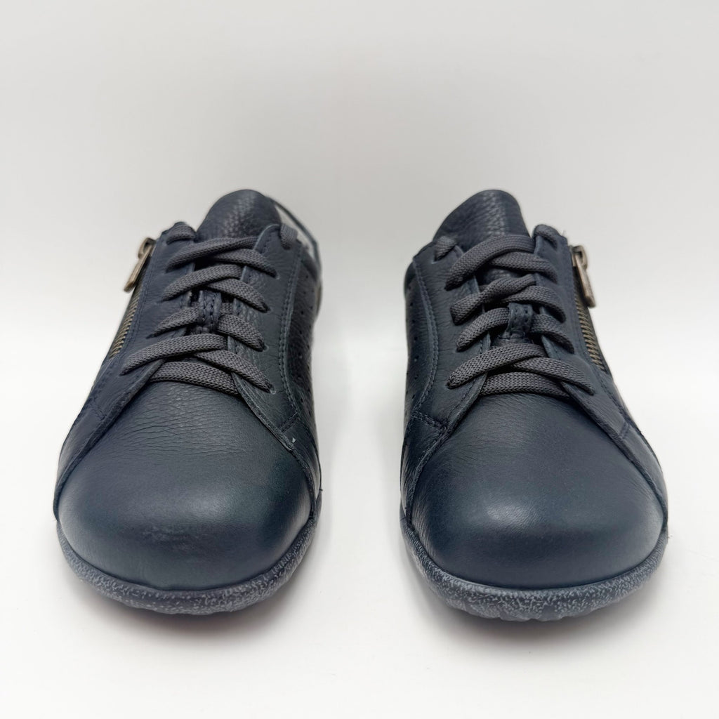 Naot Womens Moko Oxford Sneakers EU 35 US 4 M Navy Blue Nubuck Leather NWOB