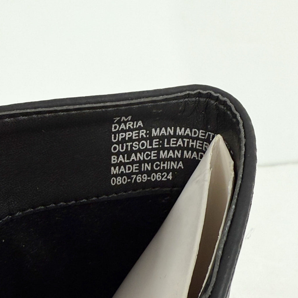 Aerosoles Womens Daria Knee High Boots Size 7 M Black Vegan Leather NIB