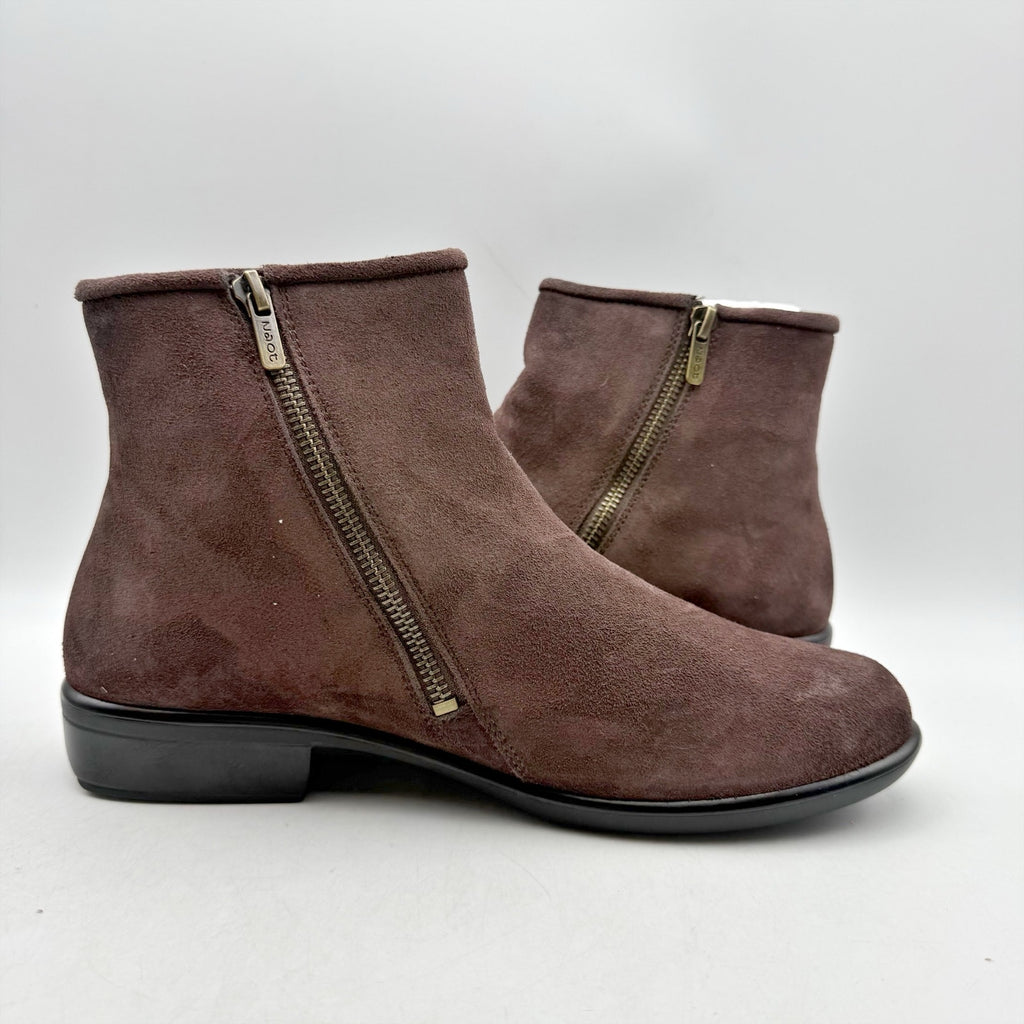 Naot Womens Norther Ankle Boots EU 40 US 9 Brown Suede NWOB