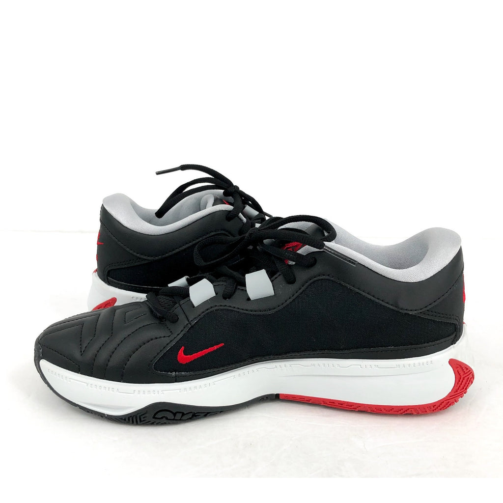 NIKE Air Zoom Freak 5 Basketball Shoes Men's 7 Womens 8.5 Black Red Giannis NWOB