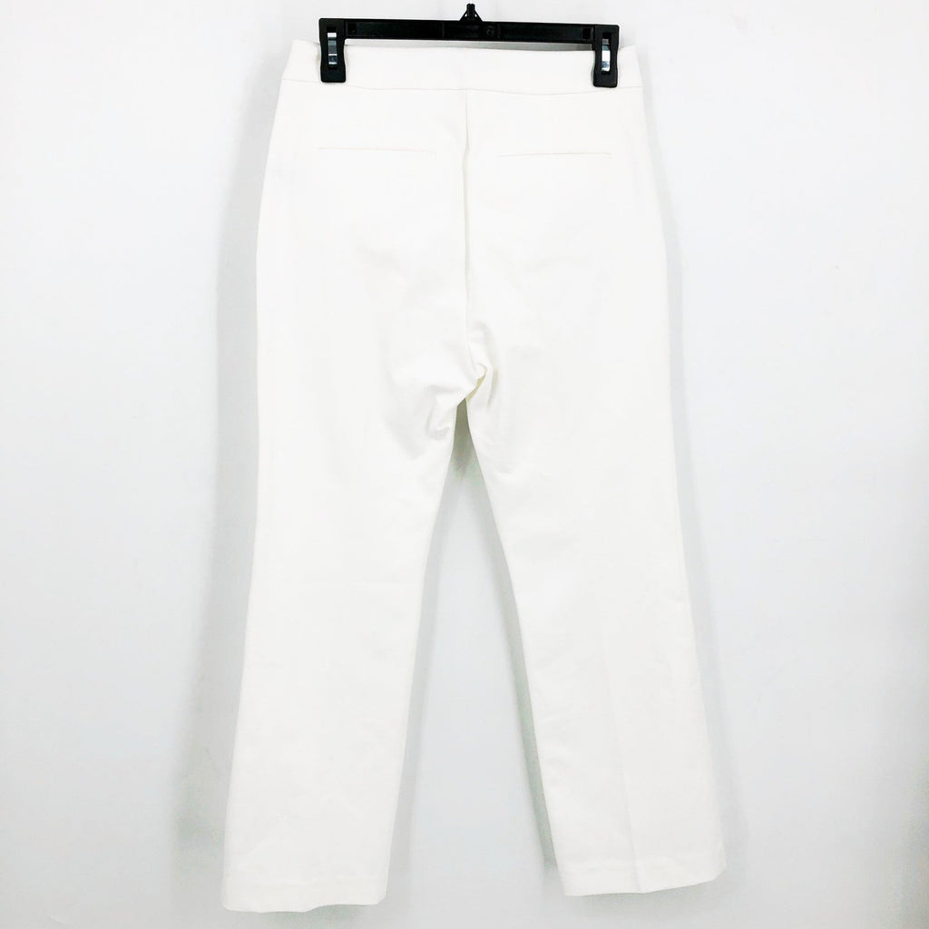 TRINA TURK Women's Lulu Cropped Pants Size 2 White Stretch NWT