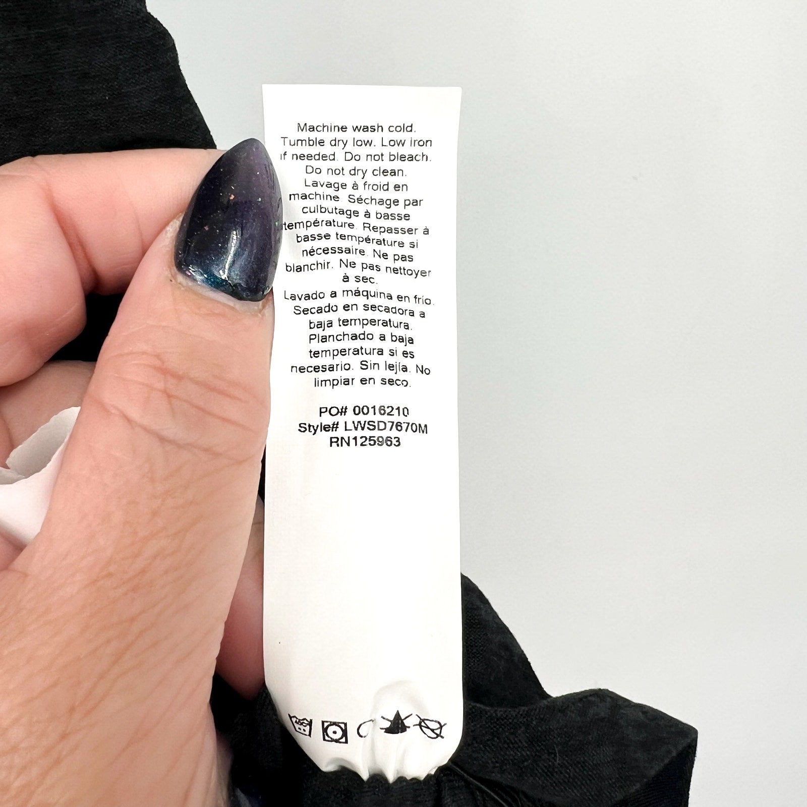BEYOND YOGA Featherweight One & Only Maternity Tee Small Black NWOT