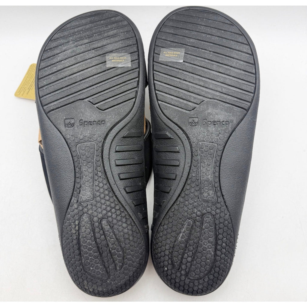 SPENCO Women's Kholo Plus Slide US 12 EE XX-WIDE Onyx Black NWT