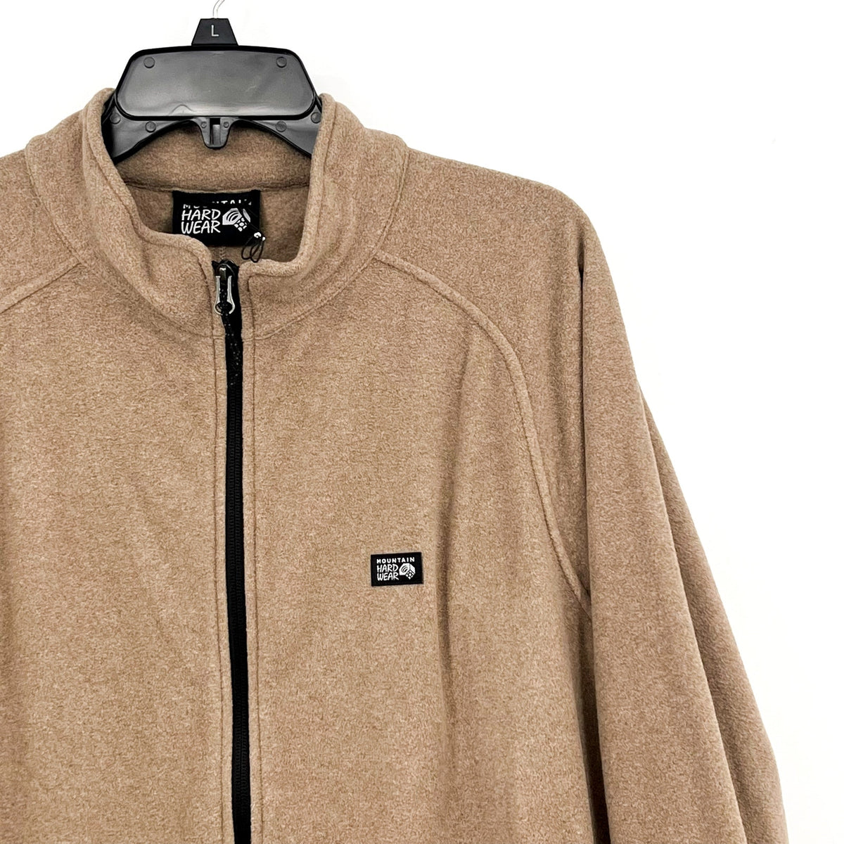 MOUNTAIN HARDWEAR Mens Microchill Full Zip Fleece Jacket XXL Tan NWOT