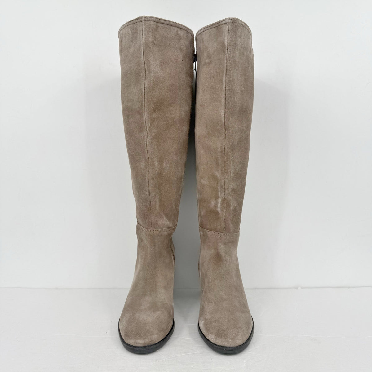 Lucky Brand Womens Bonnay Knee High Boot US 8 Wide EU 39 XW CALF Brown Suede NIB