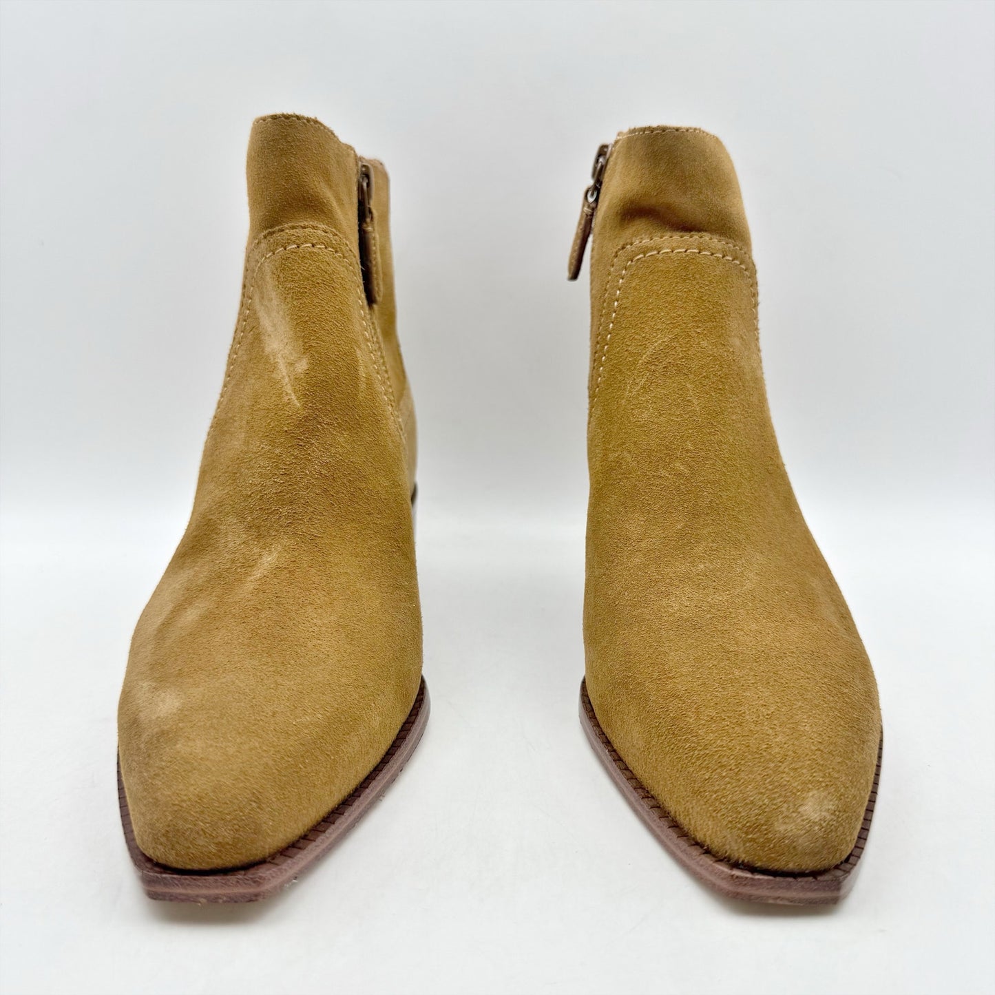 Cole Haan Womens Naia Ankle Bootie US 6 B EU 36 Brown Suede NWOB