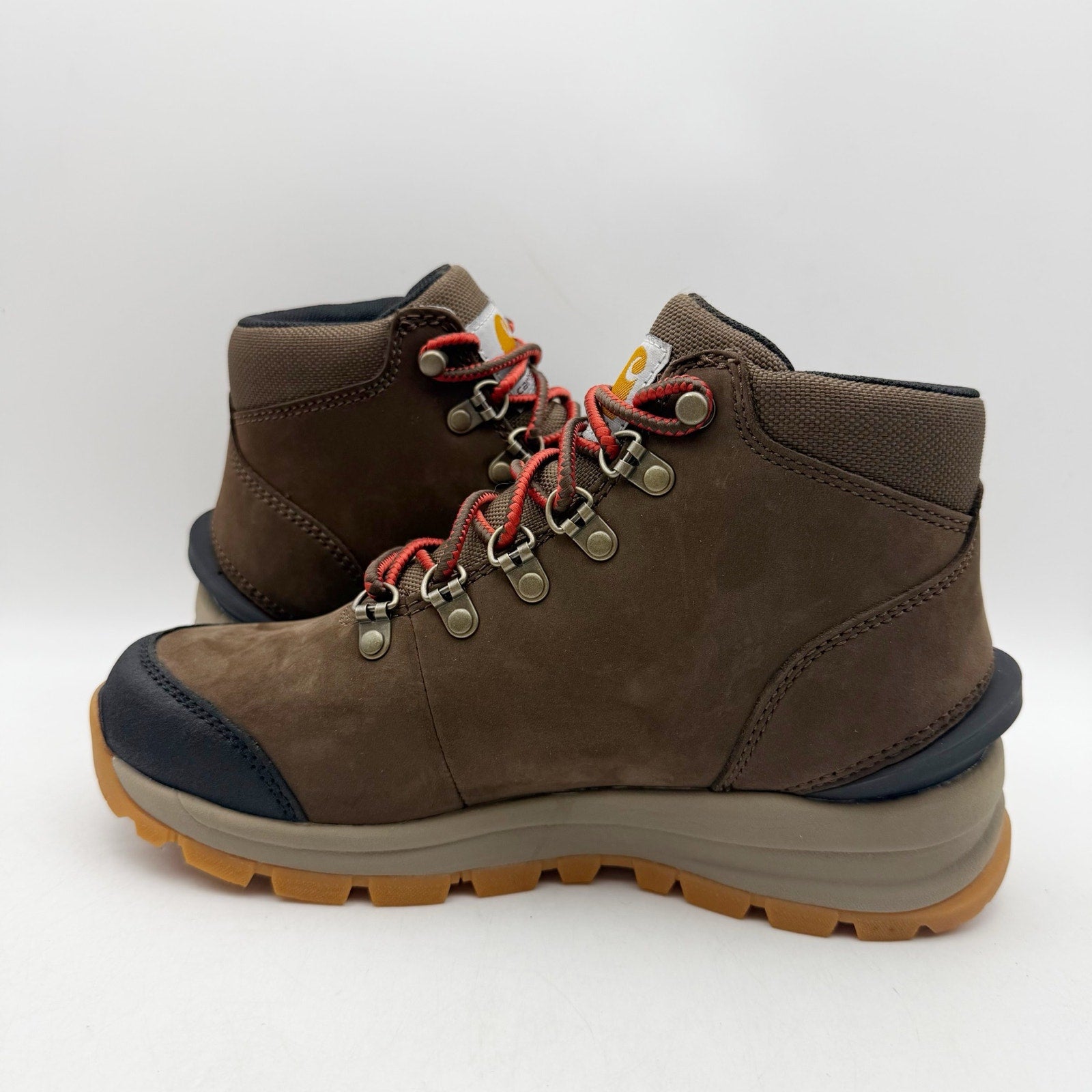 Carhartt Womens Gilmore Work Hiking Boots US 6 Brown Leather Waterproof SR NWOB