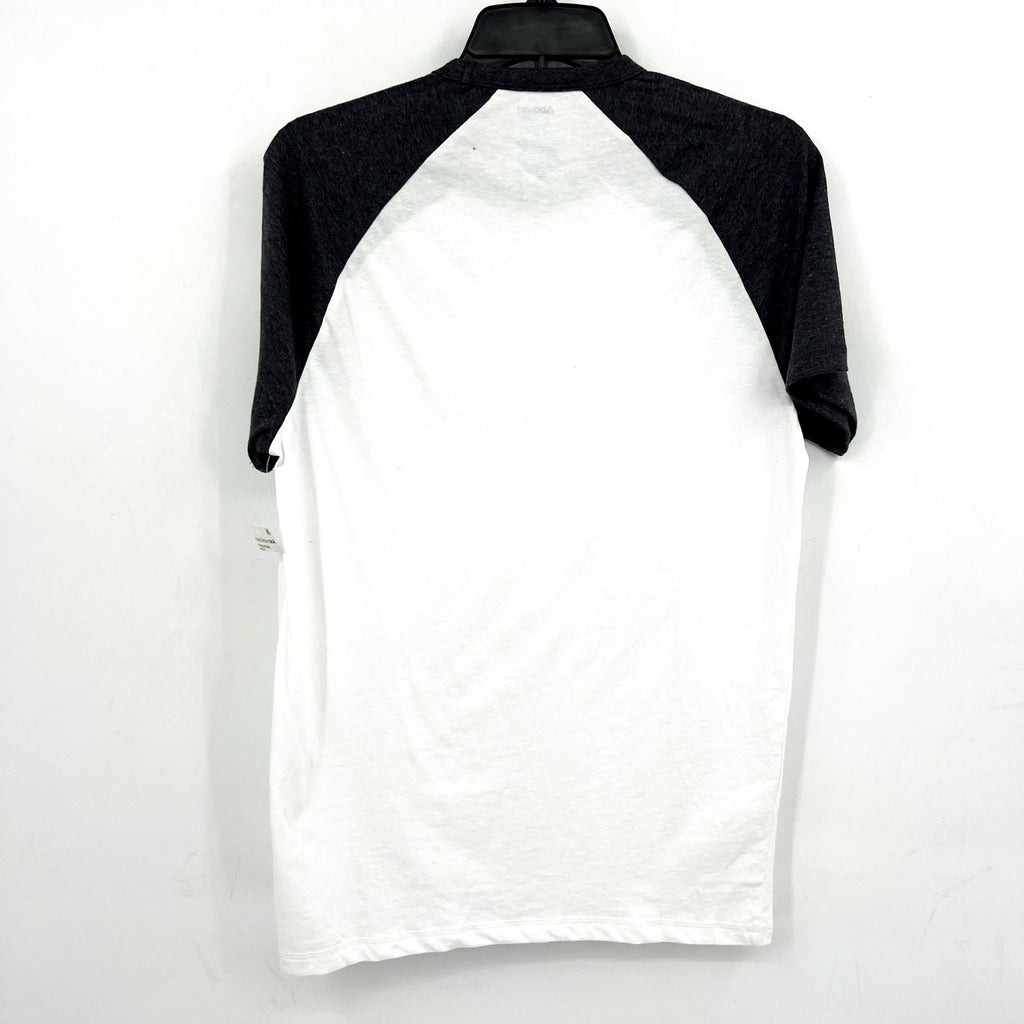 ABOUND Men's Raglan Baseball T-shirt XS White Grey Crewneck Short Sleeve NWOT